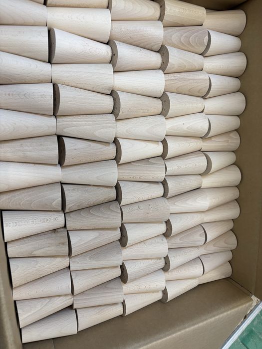 Nogi do mebli bukowe surowe