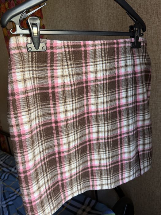 Спідниця в клітинку XL демісезон new yorker