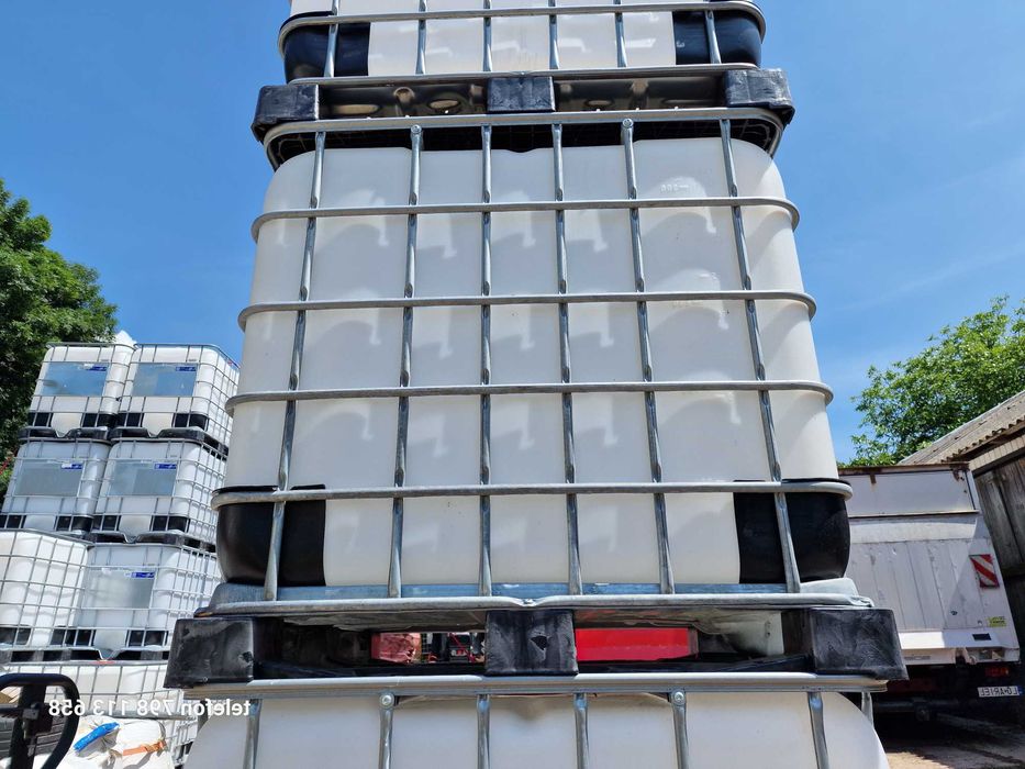 Rośliny Pojemnik Mauzer Zbiornik Kontener Woda Deszczówka Schutz 1000L