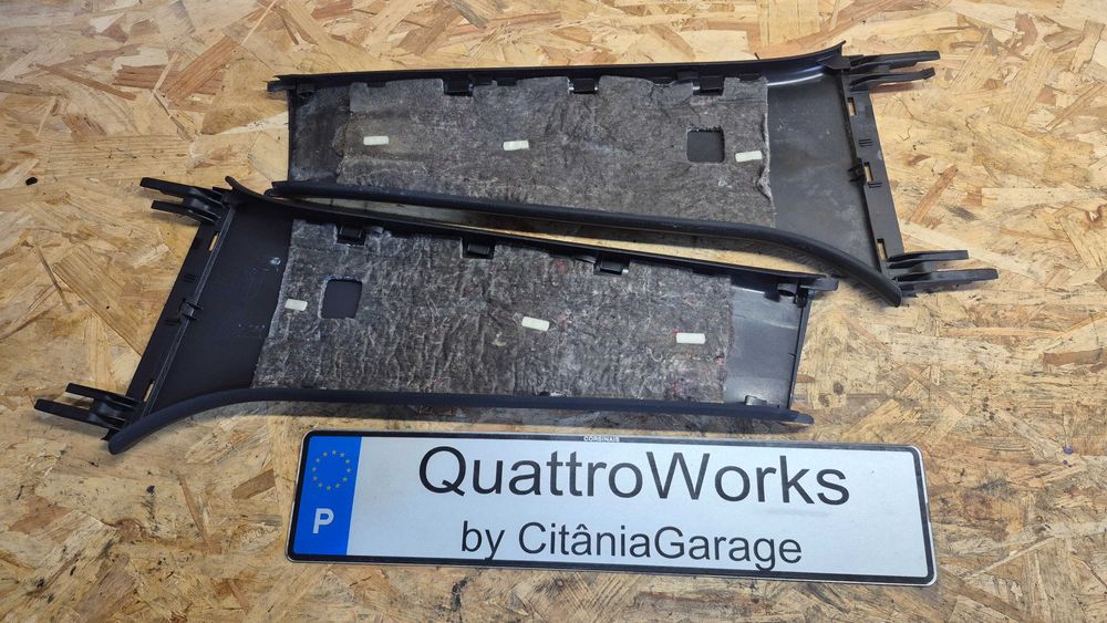 AUDI A4 B5 (8D)- Pilares B INFERIORES  1995 até 2001 - Cor: PRETOS