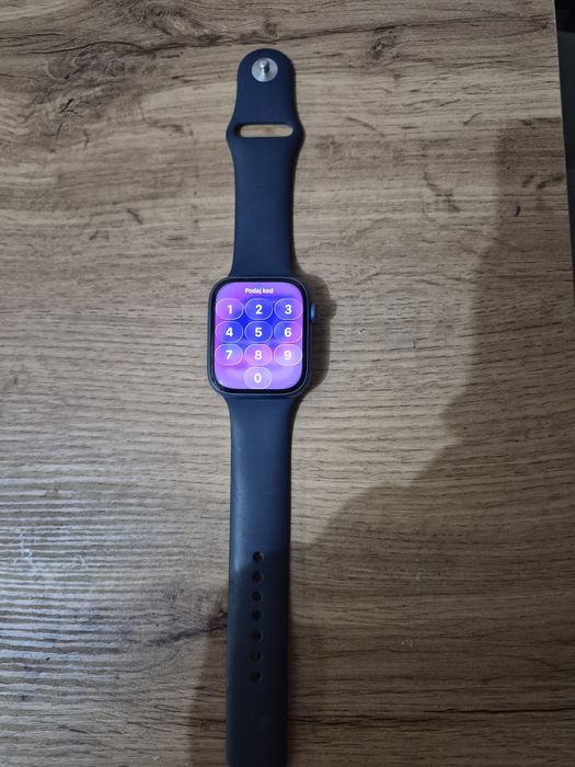Apple watch 7 45mm granatowy