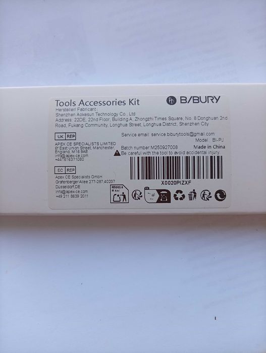 Kit de peças de reposição (aço inoxidável) para alicate multifuncional BIBURY 32 em 1