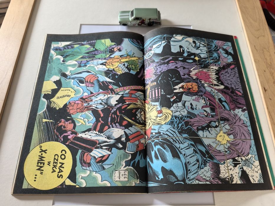 X-Men komiks & Hot wheels.
