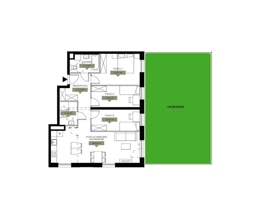 Mieszkanie na sprzedaż, 4 pokoje, 84 m², Wrocław