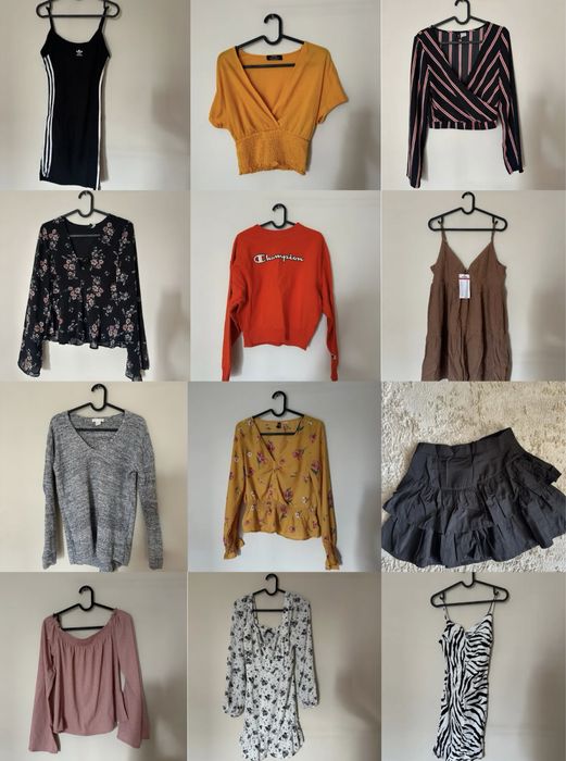 Karton ubrań (ponad 80 sztuk)