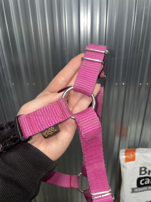 Różowe szelki dla psa dog style guard easy walk L