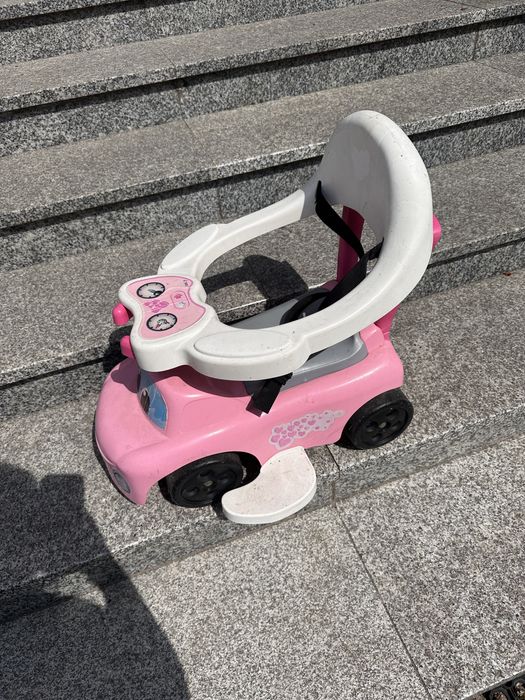 Jeździk smoby różowy