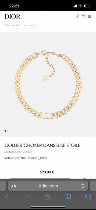 Чокер колье Dior оригінал