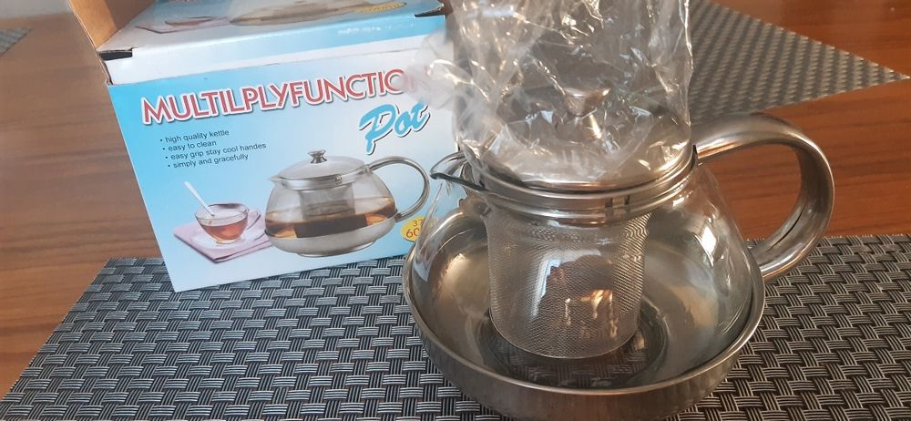 Zaparzacz do herbaty kawy ziół 600 ml dzbanek