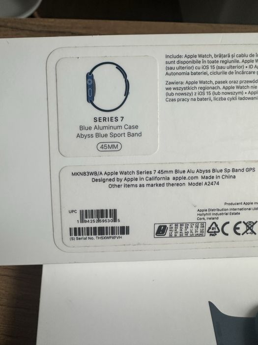 Aplle watch 7 Blue  45mm