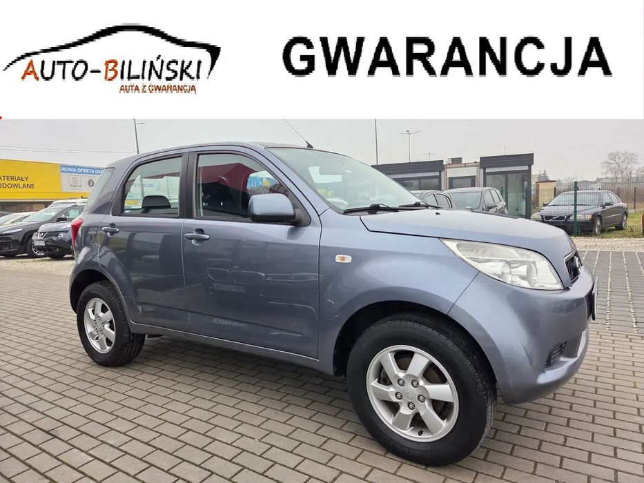 Daihatsu Terios 1.5Benz.105KM 4x4 Klima Alu+Zima Hak Potw.Przeb.Faktura Gwarancja