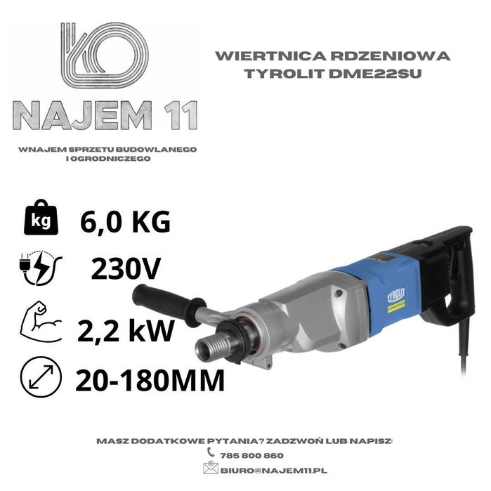 ***WYNAJEM - Wiertnica,otwornica diamentowa do betonu***