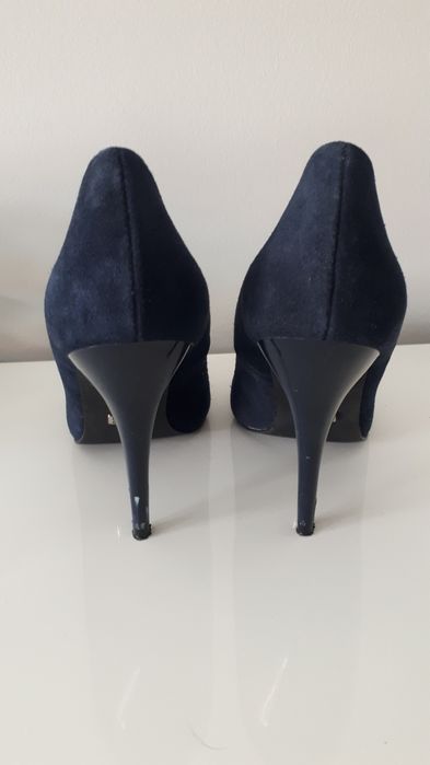 Granatowe szpilki Buffalo Londyn 39