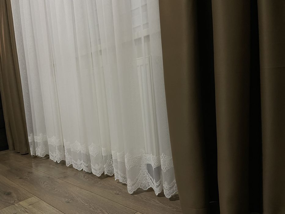 Тюль бамбук