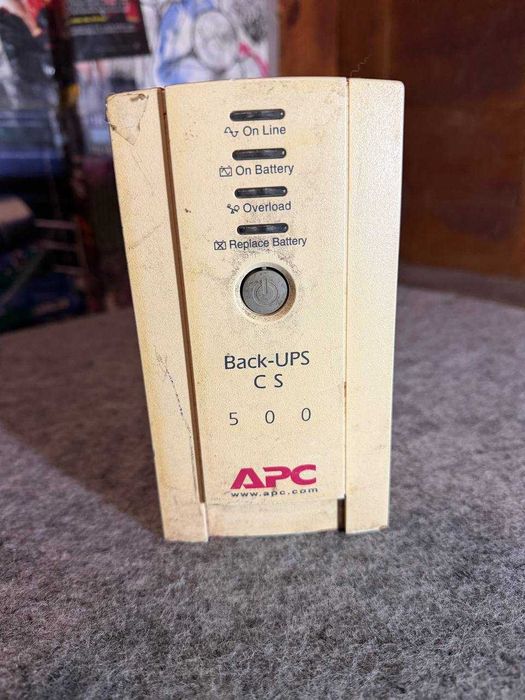 APC Back-UPS CS 500 — корпус без акумулятора та трансформатора