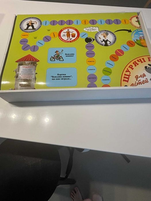 Настільна гра грошовий потік (кешфлоу) для дітей