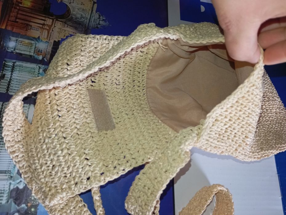 Mala de lado forrada