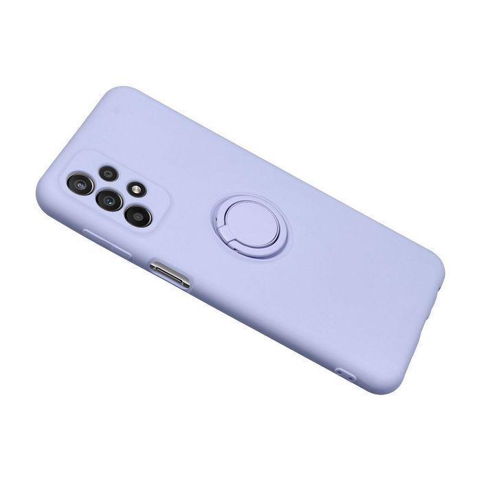 Futerał SILICONE RING do SAMSUNG S25 Plus fioletowy