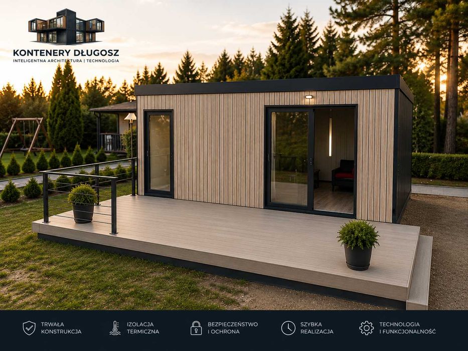 Kontener modułowy CAŁOROCZNY 6x3 m PIR 100 mm Producent