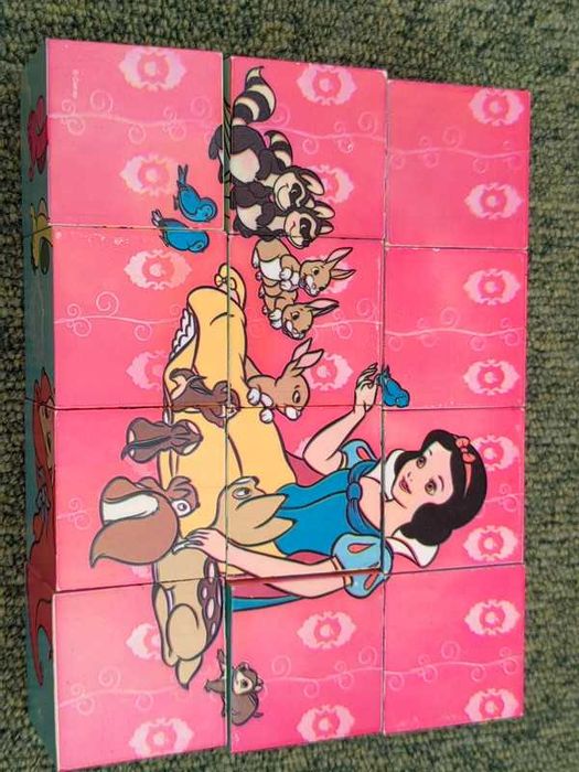 12 Cubos Princesas Disney Clementoni, 6 Puzzles