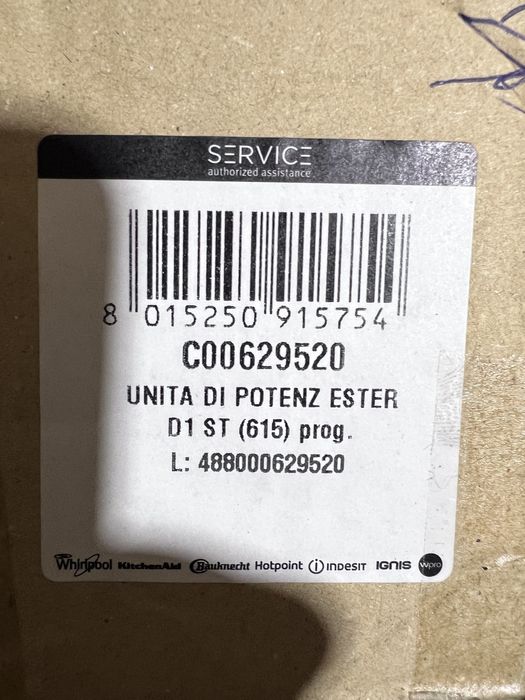 Placa Eletrônica Whirlpool/Indesit/Hotpoint C00629 Nova