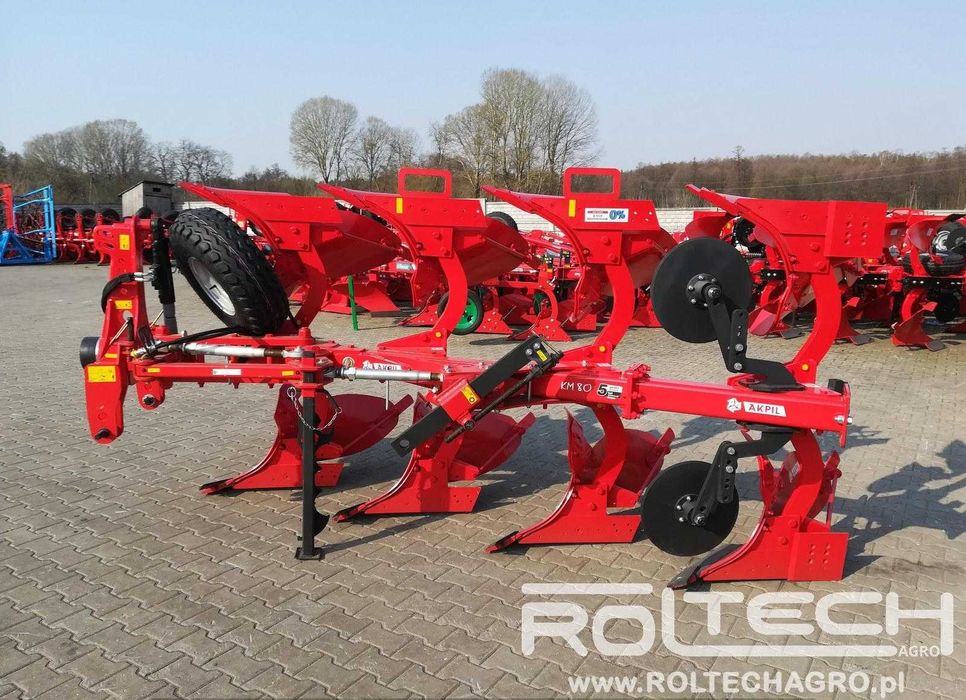 Pług Obrotowy AKPIL MIX-DUE KM80 3+1 Skibowy KM180R 4+ KM180HP