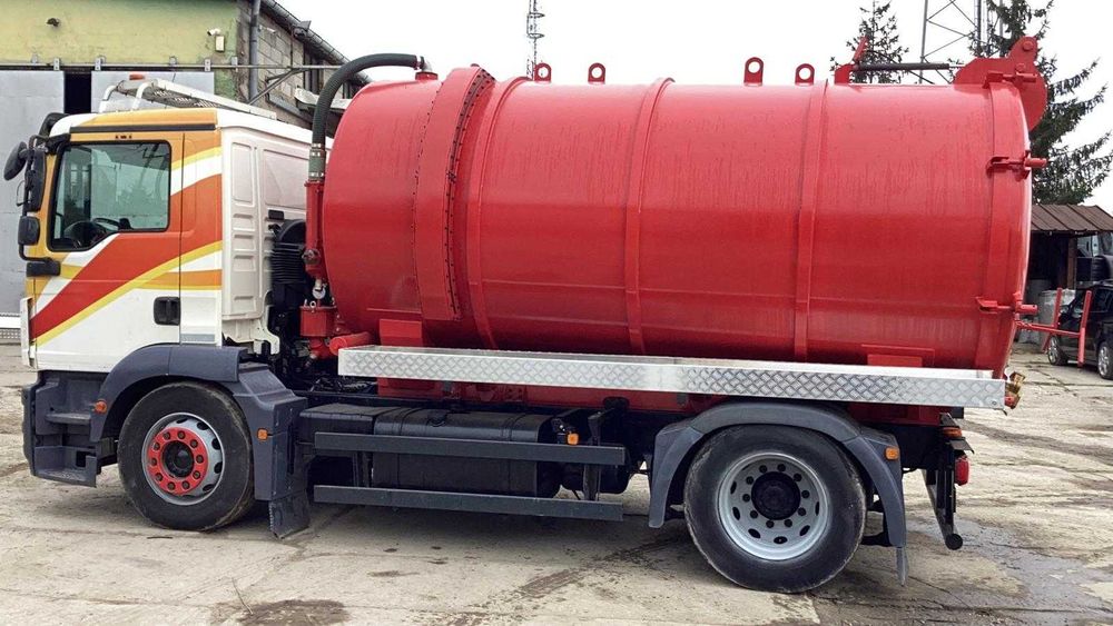 Beczka asenizacyjna 12.5m3 , JUROP RV360 SCANIA