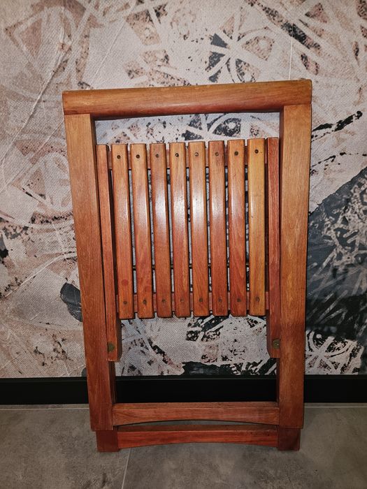 Krzeslo Aldo Jacober skladane z lat 70