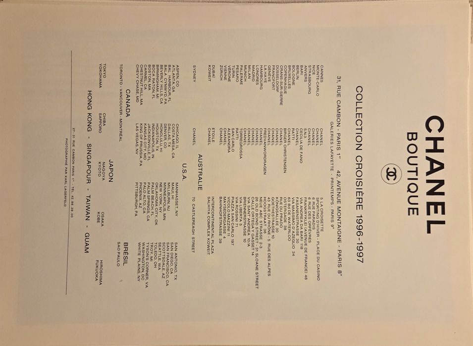 Portfolio Chanel Karl Lagerfeld