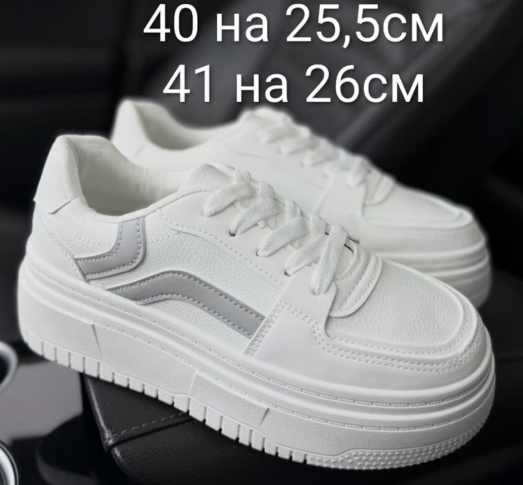 Кросівки білі на платформі 39,40,41