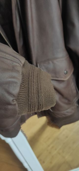 Пілот шкіряній , авиатор, пилот, бомбер, косуха, винтаж