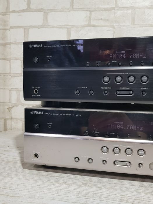 5.1 AV ресивер YAMAHA RX-V375, +1ч., 5x100 Вт HDMI USB Б/у