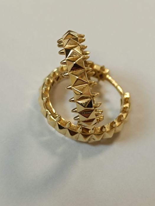 Серьги из желтого золота