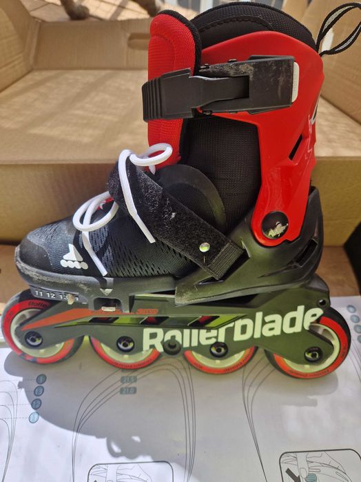 rolki Rollerblade Microblade + ochraniacze Roces