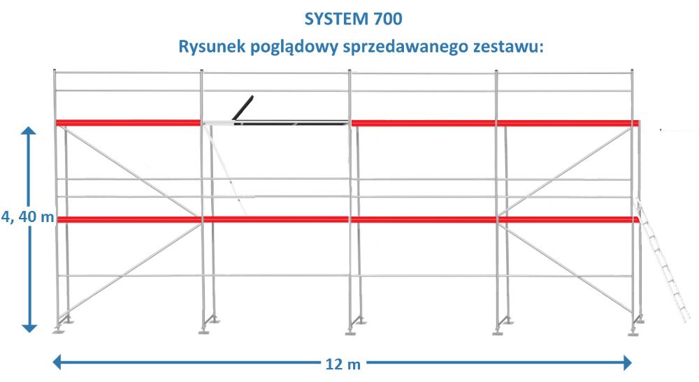 Rusztowanie System 700 Rusztowania typu Pletac70