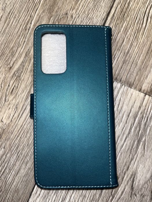 Чохол-книжка для Xiaomi Redmi Note 11S/Note 12S бірюзовий стьобаний