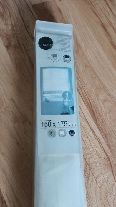 Roleta rzymska kremowa ecru beżowy