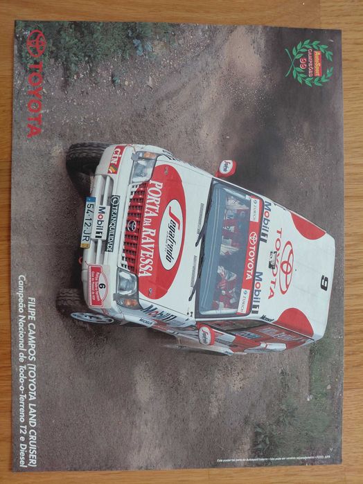 Poster Toyota Land Cruiser Rally