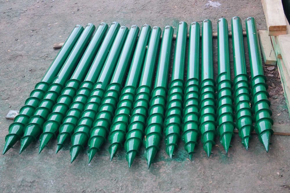 Винтовые сваи (гвинтові палі), свайный (гвинтовый) фундамент