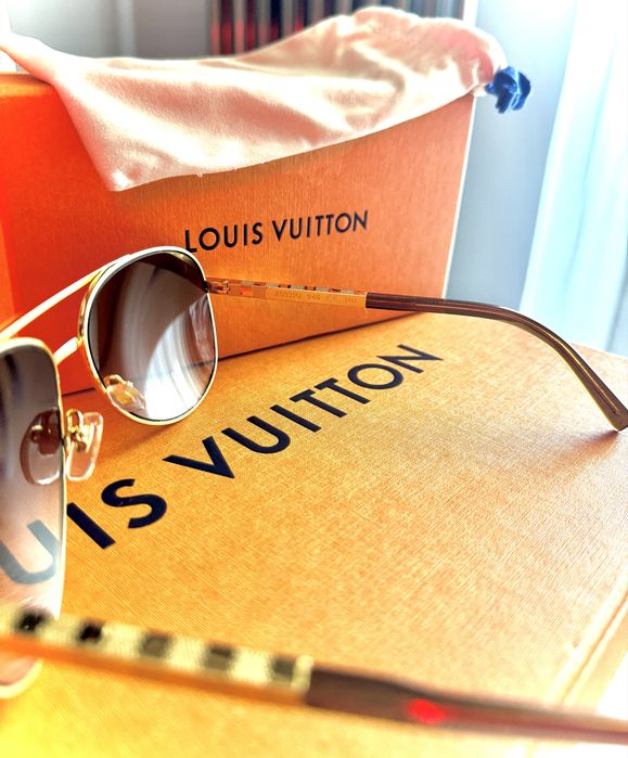Louis Vitton okulary przeciwsłoneczne pilotki