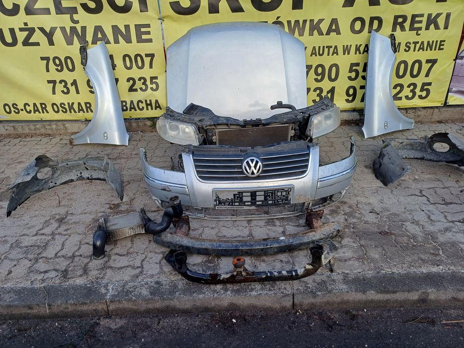 Vw volkswagen Passat b5 lift maska zderzak błotnik grill