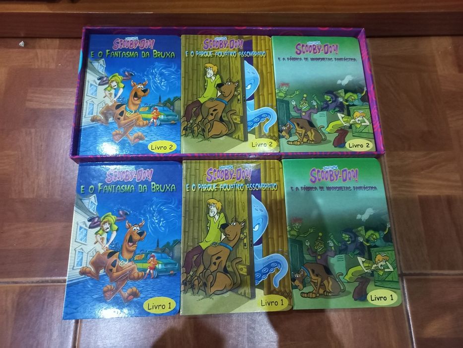 Coleção completa (6 livros) do Sooby-Doo