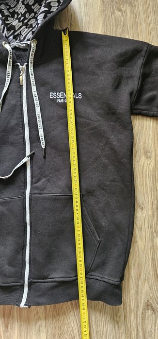 Essentials bluza męska z kapturem rozmiar XL wymiary na zdjęciach stan bardzo dobry 100% bawełny