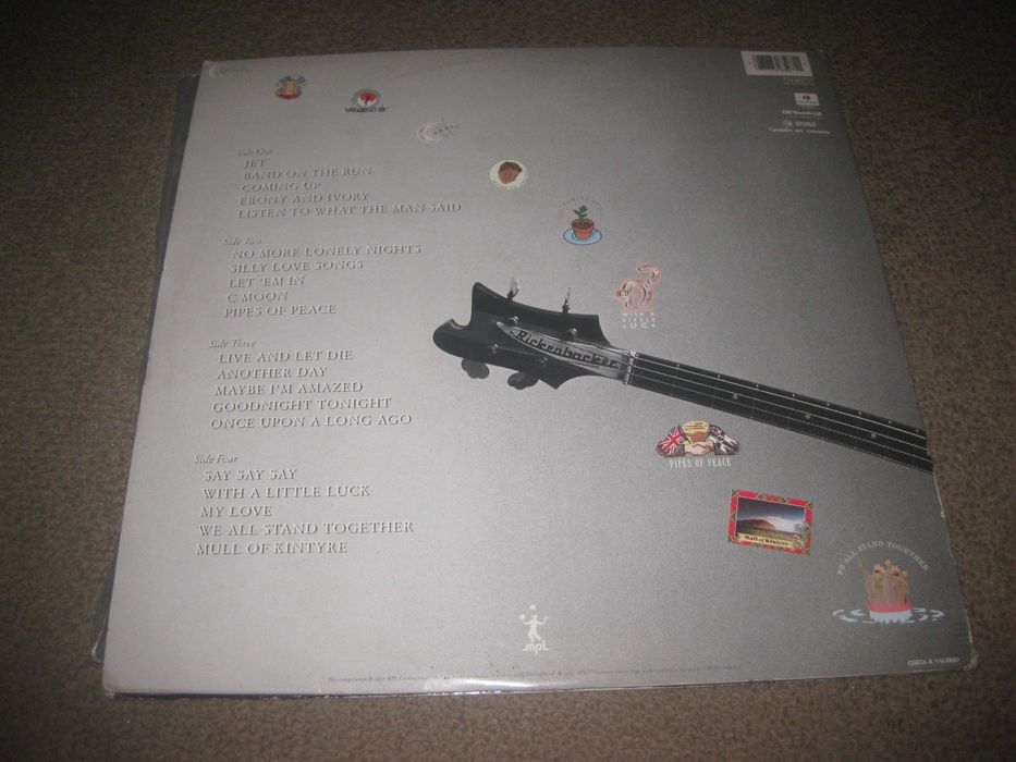 Vinil LP Duplo 33 rpm do Paul McCartney "All The Best!"