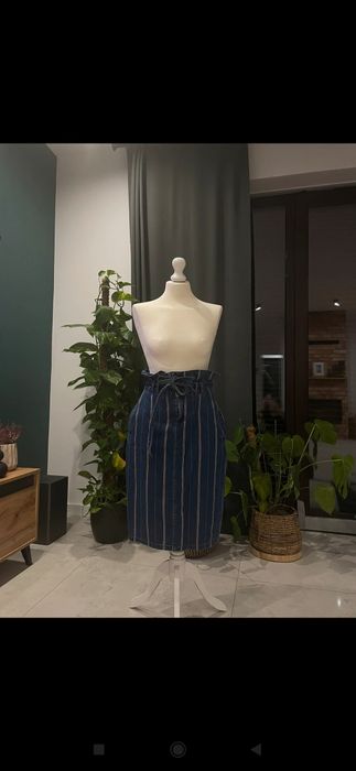 spódnica z wysokim stanem