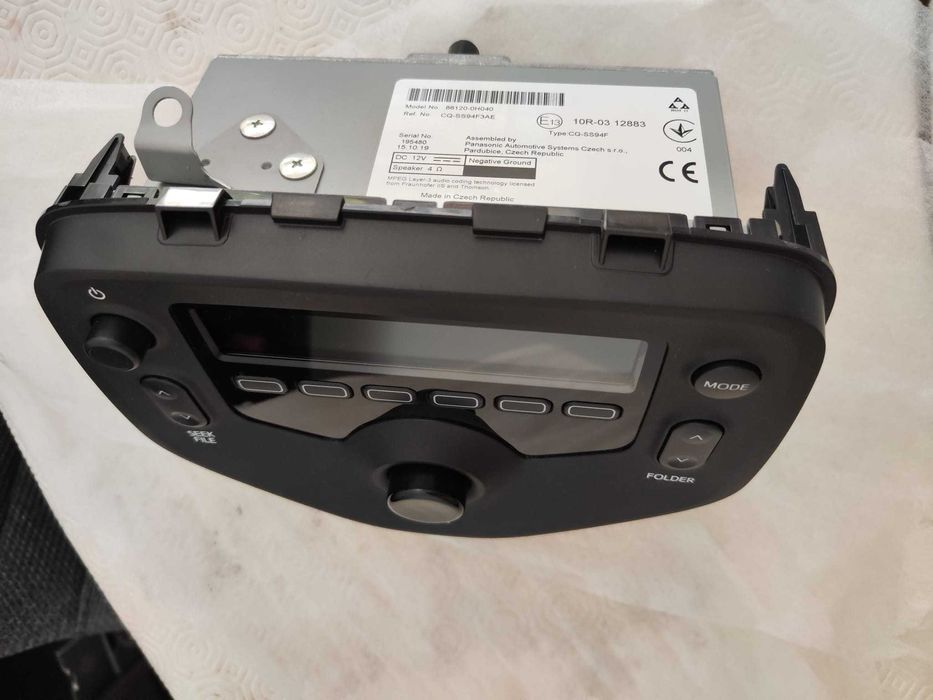 Auto-rádio semi-novo CITROËN C1 (B9, 2019) / Toyota Aygo / Peugeot 108