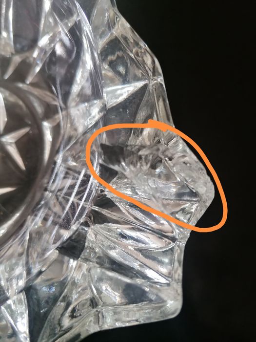 Conjunto 2 Cinzeiros - Cristal D'Arques - preço é para o conjunto