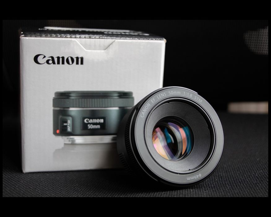 Lente Canon EF 50mm 1.8 STM