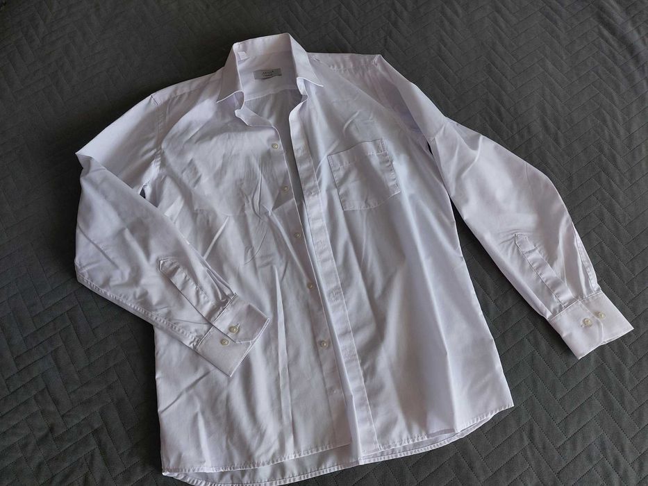 Męska koszula, biała, nowa, rozm. 39, 176/182