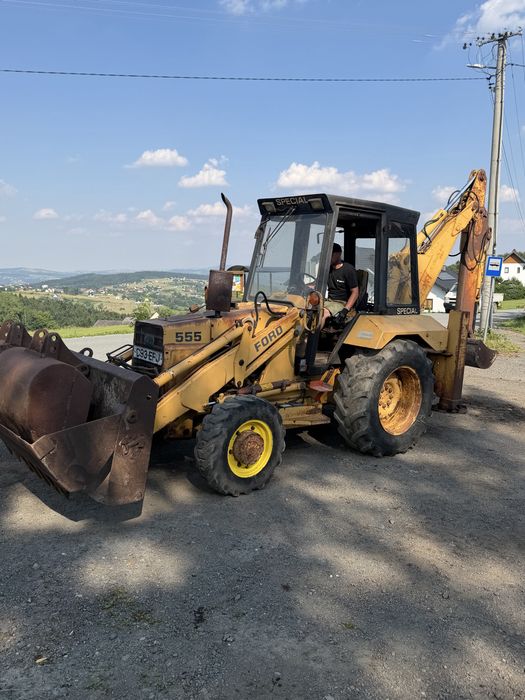 Koparko ladowarka ford 555 jcb 3 cx 4x4 case 580 fermec 860 zamiana